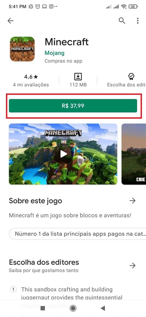Minecraft Download Celular - Como baixar Minecraft de graça no celular Android