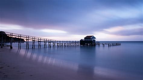 Gambar Pantai Pemandangan Laut Air Alam Pasir Lautan Horison