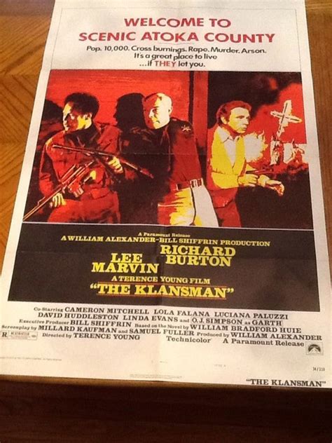 1974 The Klansman Original Movie Poster with by ClevelandMercury