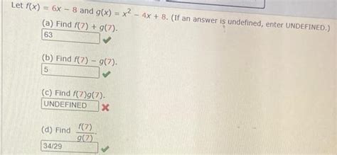 [answered] Let F X 6x 8 And G X X² 4x 8 If An Answer Is Kunduz