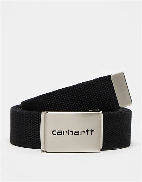 Carhartt Wip Buckle Belt In Black Asos