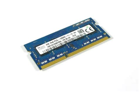 RAM POUR ORDINATEUR Portable SK Hynix 4 Go DDR3 1Rx8 PC3L 12800U