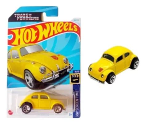 Hot Wheels Volkswagen Transformers Bumblebee Vocho De Metal Meses Sin