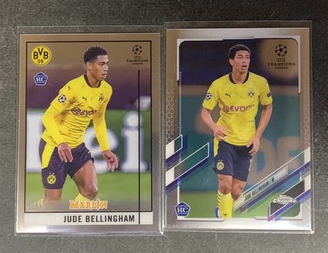 Jude Bellingham Borussia Dortmund RC 2020 21 Topps Chrome Soccer