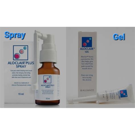 Aloclair Gel Spray Ubat Ulcer Luka Dalam Mulut Spray Shopee Malaysia