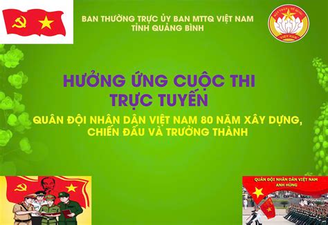 Lan tỏa cuộc thi trực tuyến Quân đội Nhân dân Việt Nam 80 năm xây dựng