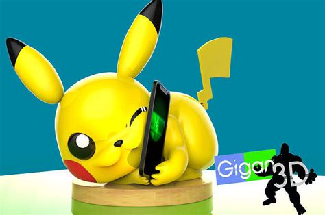 Pikachu Charger Mobile D Model D Printable Cgtrader