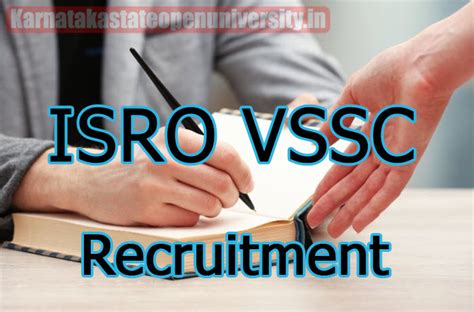 ISRO VSSC Recruitment 2024 Apply Online For 61 Vacancies Notification