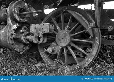 Locomotiva A Vapor Antiga Imagem De Stock Imagem De Retro