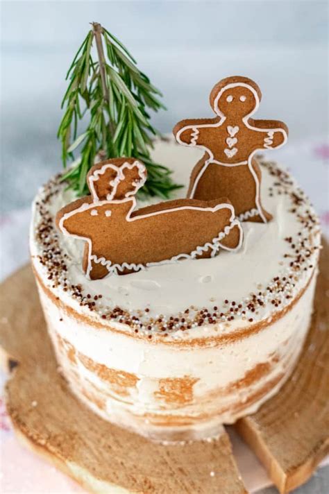 Naked Gingerbread Kersttaart Francesca Kookt