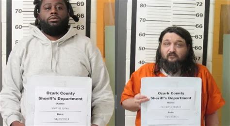 2 Arrested In Ozark County After Attempting To Cash Fake Checks In