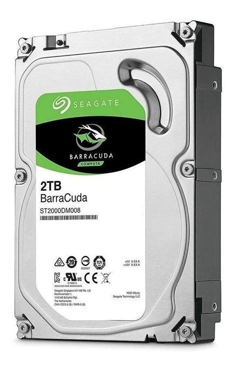 Disco Duro Interno Seagate Barracuda St Dm Tb Plata