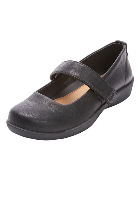 Comfortview Womens Wide Width Mary Jane Flat Shoes Australia Ubuy