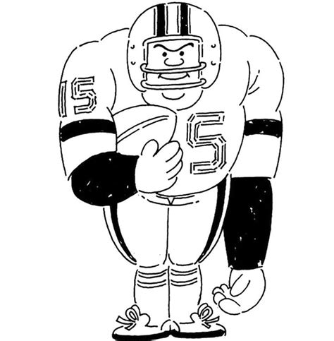 Football Mascot Coloring Pages