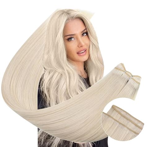 Amazon Ugeat Sew In Bundles Human Hair Blonde Weft Hair