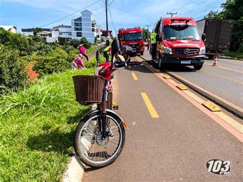 Gestante Sofre Ferimentos Ao Ser Atingida Por Ciclomotor Em SMOeste