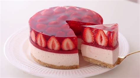 Nobake Strawberry Cheesecakeeggless Without Oven Vid O Dailymotion