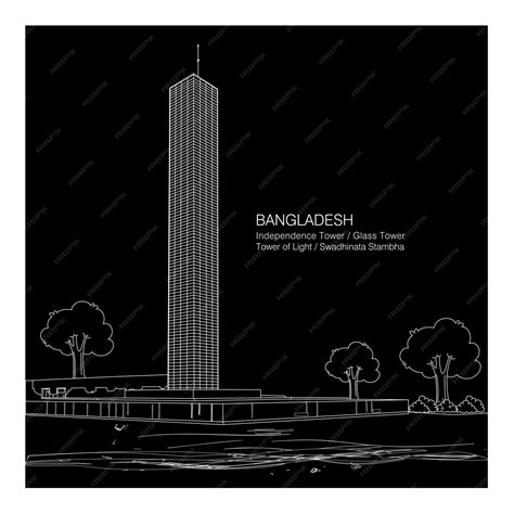 Premium Vector | Independence monument of bangladesh