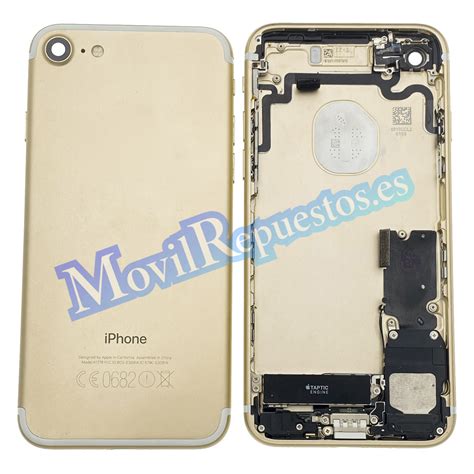 Tapa Trasera Para IPhone 7G A1660 Oro Con Piezas MovilRepuestos Es