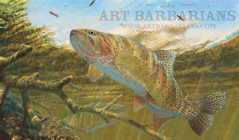 Cutthroat Trout Painting at PaintingValley.com | Explore collection of ...