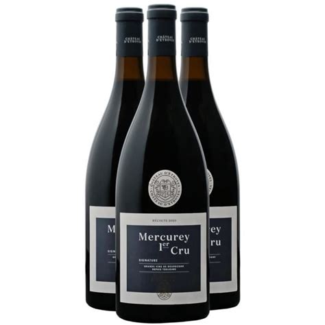 Mercurey 1er Cru Signature MAGNUM Rouge 2020 Lot de 3x150cl Château