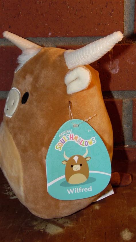 Squishmallows Wilfred The Highland Cow 7 8 Plush Brown Highland Cow