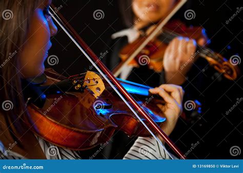 Female Violinists Stock Photo - Image: 13169850