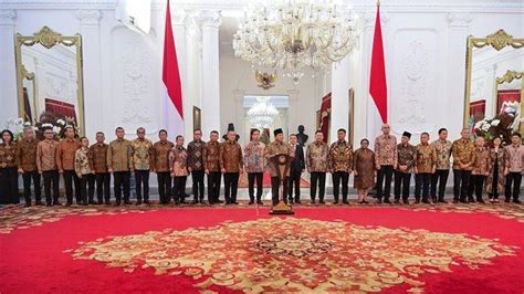 Daftar Lengkap Nama Nama Menteri Dan Wakil Menteri Kabinet Merah Putih