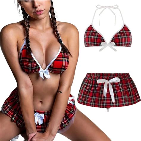 New Lace Women French Maid Cosplay Sexy Lingerie Hot Transparent Costumes Erotic Lovely Maid