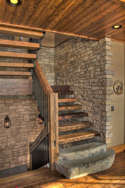 Fabulous Beautiful Hardwood Stairs For Yours Home Rustic Stairs