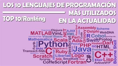 Lenguajes De Programacion Mas Comunes