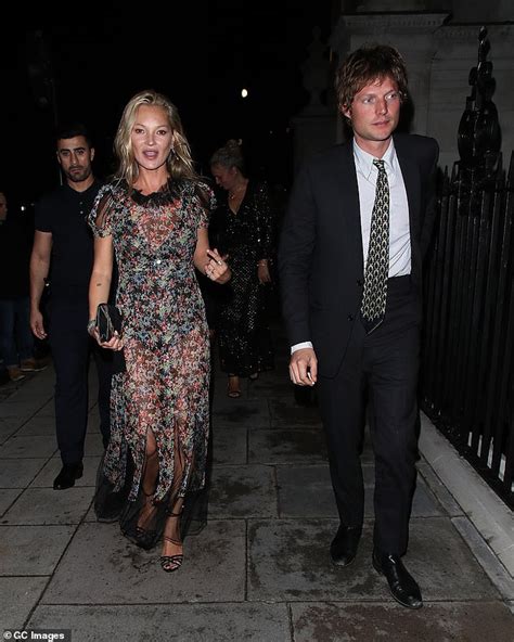 Kate Moss Stuns In Sheer Floral Dress As She Joins An Ab Flashing Iris