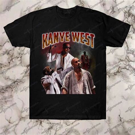 Kanye West Vintage Retro Style Rap Hip Hop T Shirt Best Of Pop Free