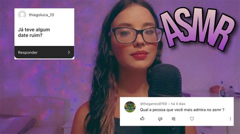 Asmr Respondendo Perguntas De Voc S Parte Youtube