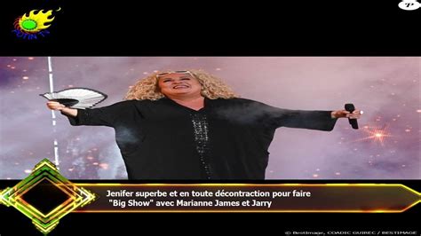 Jenifer superbe et en toute décontraction pour faire Big Show avec