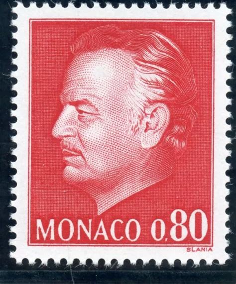 Stamp Timbre De Monaco N Effigie Du Prince Eur Picclick Fr