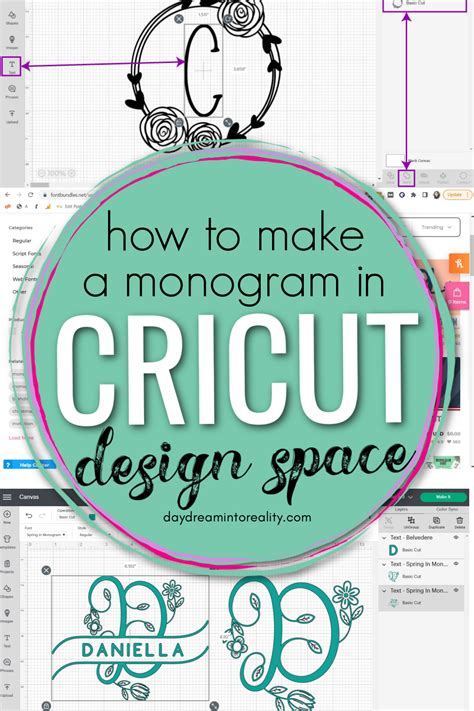 How To Make A Monogram In Cricut Design Space Artofit