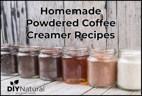 Homemade Powdered Coffee Creamer Recipes Great Flavors