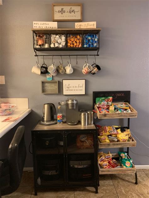 Coffee Bar And Snack Bar Office Coffee Bar Diy Coffee Bar Coffee Bar Station