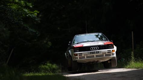 audi quattro, Rally, Audi, car, vehicle, trees, road HD Wallpaper