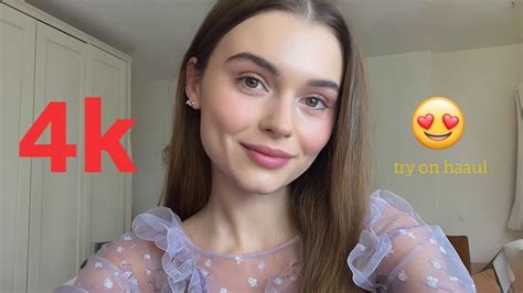 K See Through Try On Haul Transparent Transparent Lingerie Try On Haul Bikini Try On Haul