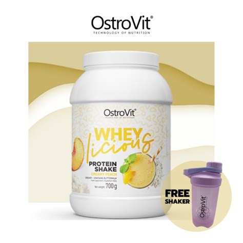 OstroVit WHEYlicious Delicious Whey 700g FREE Shaker Protein For