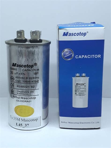 Tụ Mascotop CBB65 35mF 5 Dùng cho điều hòa giá sỉ giá bán buôn Thị