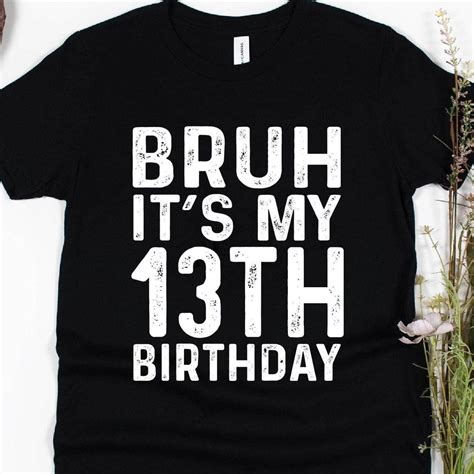 Hot Trending T Shirt With Years Old Shirt Th Birthday Shirt Officially Teenager Shirt