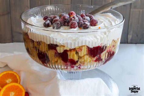 Cranberry Orange Trifle Imperial Sugar