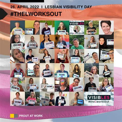 Lesbian Visibility Day Prout At Work
