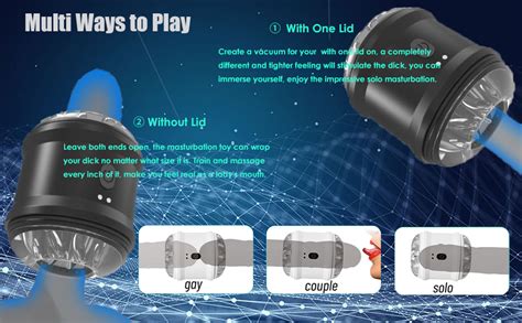 Automatic Male Masturbator Men Sex Toys Dual Open Ended Pocket Vibrator Adult Mastuabors Penis