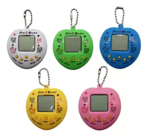 Brinquedo Bichinho Virtual Tamagochi Game Retr Cor Branco