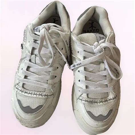 REPOP Naked Wolfe White Skater Platforms Depop