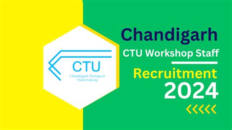 Chandigarh CTU Workshop Staff Recruitment 2024 Notification And Online